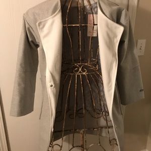 Light weight fully lined wool coat.